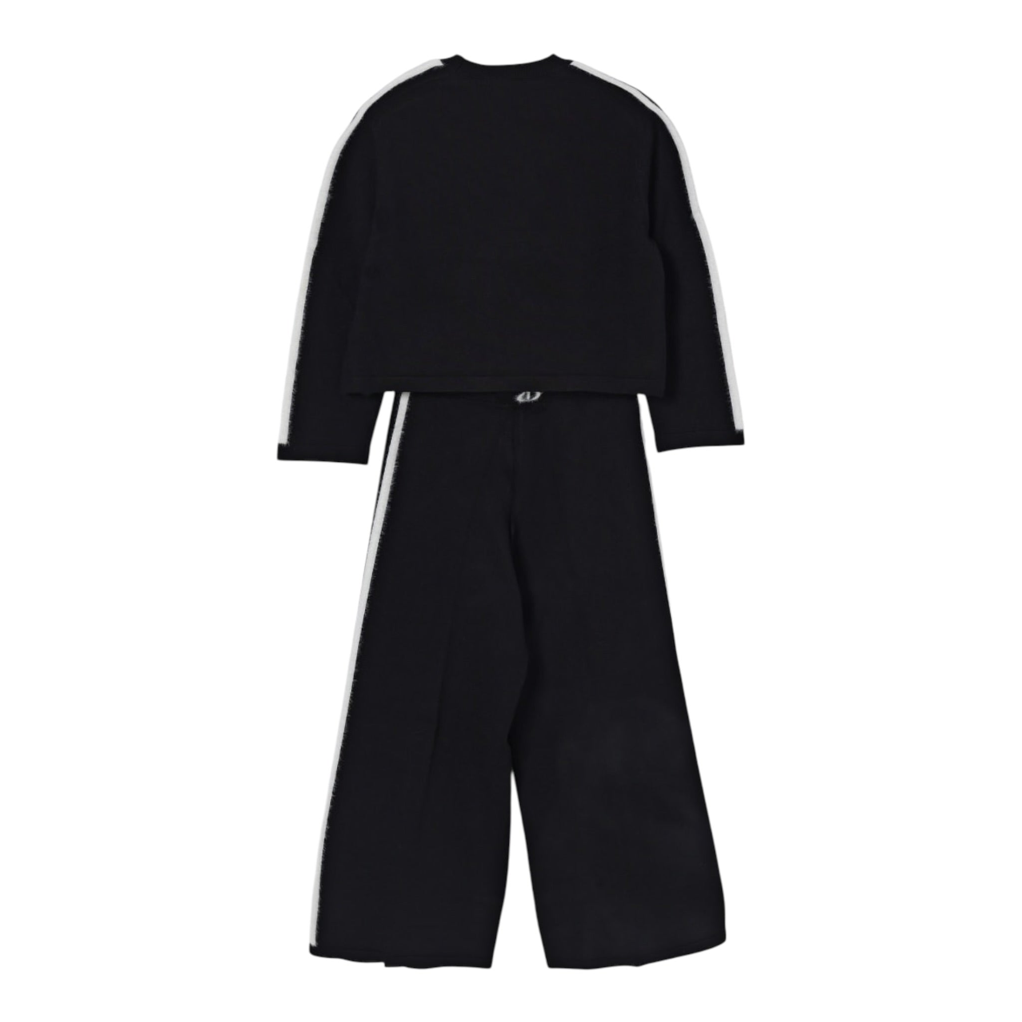 Twinset Completo 2 Pezzi Maglia-Pantalone tinta unita Nero per Neonata 252GB302AN NERO TWINSET 