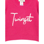 Twinset Maglia tinta unita con Stampa Fuxia per Neonata 252GB3040NXXX FUXIA TWINSET 