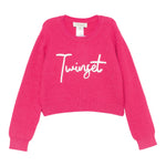 Twinset Maglia tinta unita con Stampa Fuxia per Neonata 252GB3040NXXX FUXIA TWINSET 