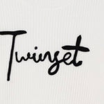 Twinset Maglia tinta unita con Stampa Bianco per Neonata 252GB3040XN BIANCO TWINSET 