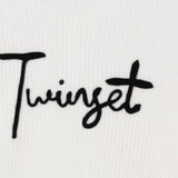 Twinset Maglia tinta unita con Stampa Bianco per Neonata 252GB3040XN BIANCO TWINSET 