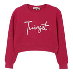 Twinset Maglia tinta unita con Stampa Fuxia per Neonata 252GB3040XN FUXIA TWINSET 