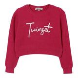 Twinset Maglia tinta unita con Stampa Fuxia per Neonata 252GB3040XXN FUXIA TWINSET 
