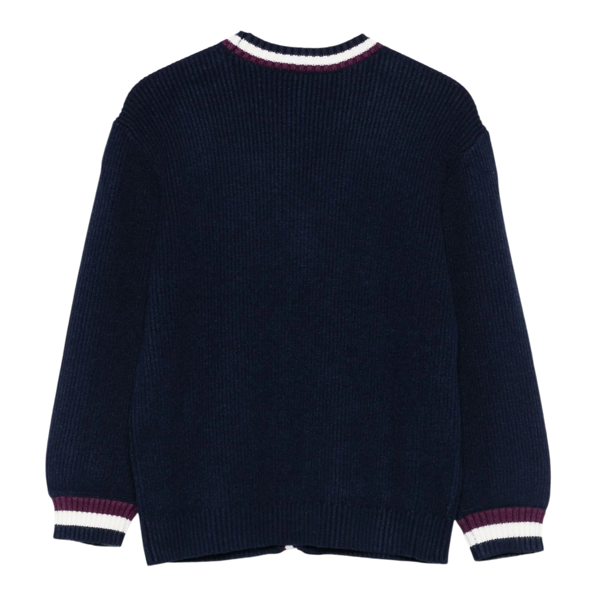 Twinset Cardigan tinta unita con Profili In Contrasto Blu per Neonata 252GB3060X BLU TWINSET 