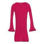 Twinset Abito Manica Lunga tinta unita Fuxia per Neonata 252GB3082N FUXIA TWINSET 