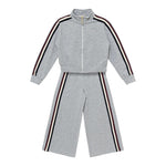 Twinset Completo 2Pz Maglia-Pantalone tinta unita Grigio per Bambina 252GJ2011 GRIGIO TWINSET 