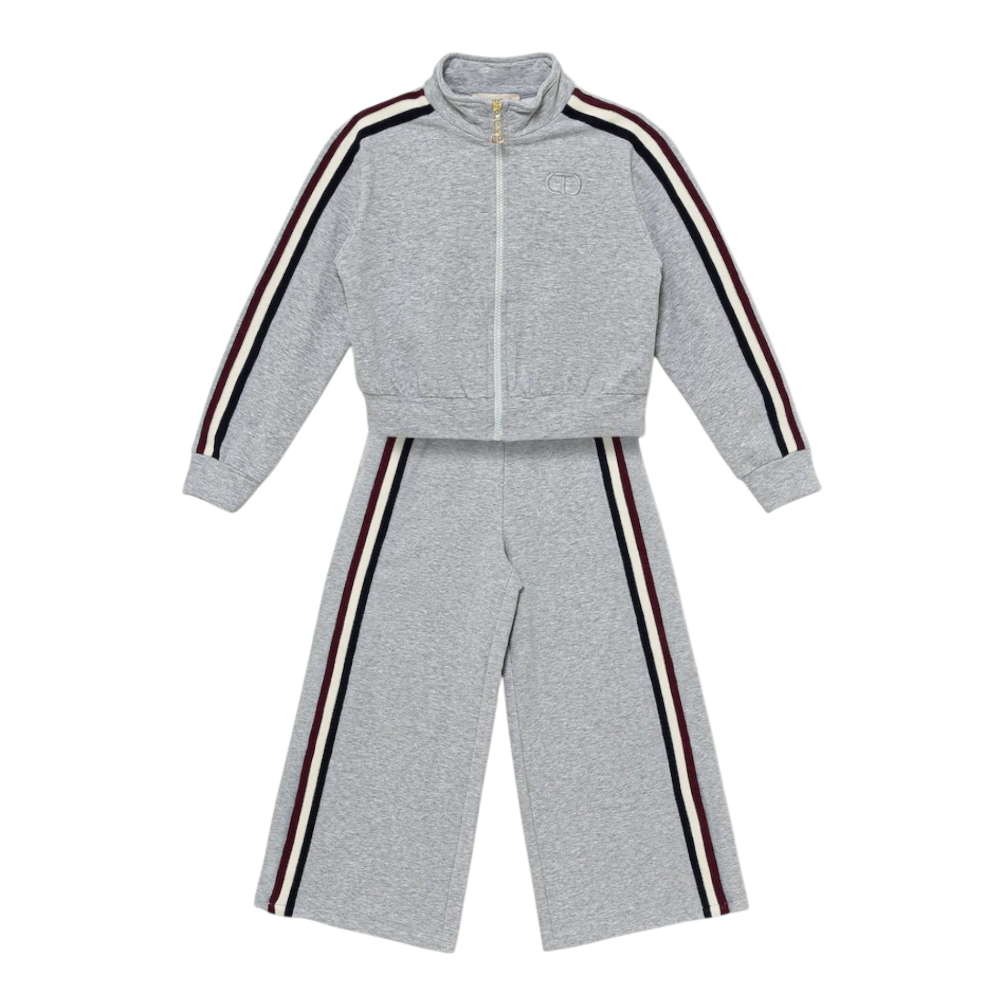 Twinset Completo 2Pz Maglia-Pantalone tinta unita Grigio per Bambina 252GJ2011 GRIGIO TWINSET 
