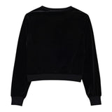 Twinset Felpa tinta unita In Velluto Nero per Bambina 252GJ2033XX NERO TWINSET 