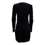 Twinset Abito Manica Lunga tinta unita In Camoscio Nero per Bambina 252GJ2035 NERO TWINSET 