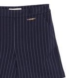 Twinset Short tinta unita con Fantasia A Righe Blu per Bambina 252GJ2041X BLU TWINSET 