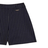 Twinset Short tinta unita con Fantasia A Righe Blu per Bambina 252GJ2041XXX BLU TWINSET 