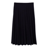 Twinset Gonna tinta unita con Fantasia A Righe Blu per Bambina 252GJ2043 BLU TWINSET 
