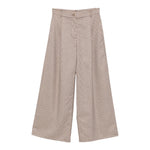 Twinset Pantalone tinta unita con Microfantasia Beige per Bambina 252GJ2104X BEIGE TWINSET 