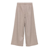 Twinset Pantalone tinta unita con Microfantasia Beige per Bambina 252GJ2104X BEIGE TWINSET 