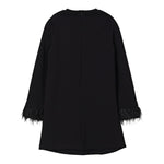 Twinset Abito tinta unita con Polsini Rimovibili Nero per Bambina 252GJ2111X NERO TWINSET 