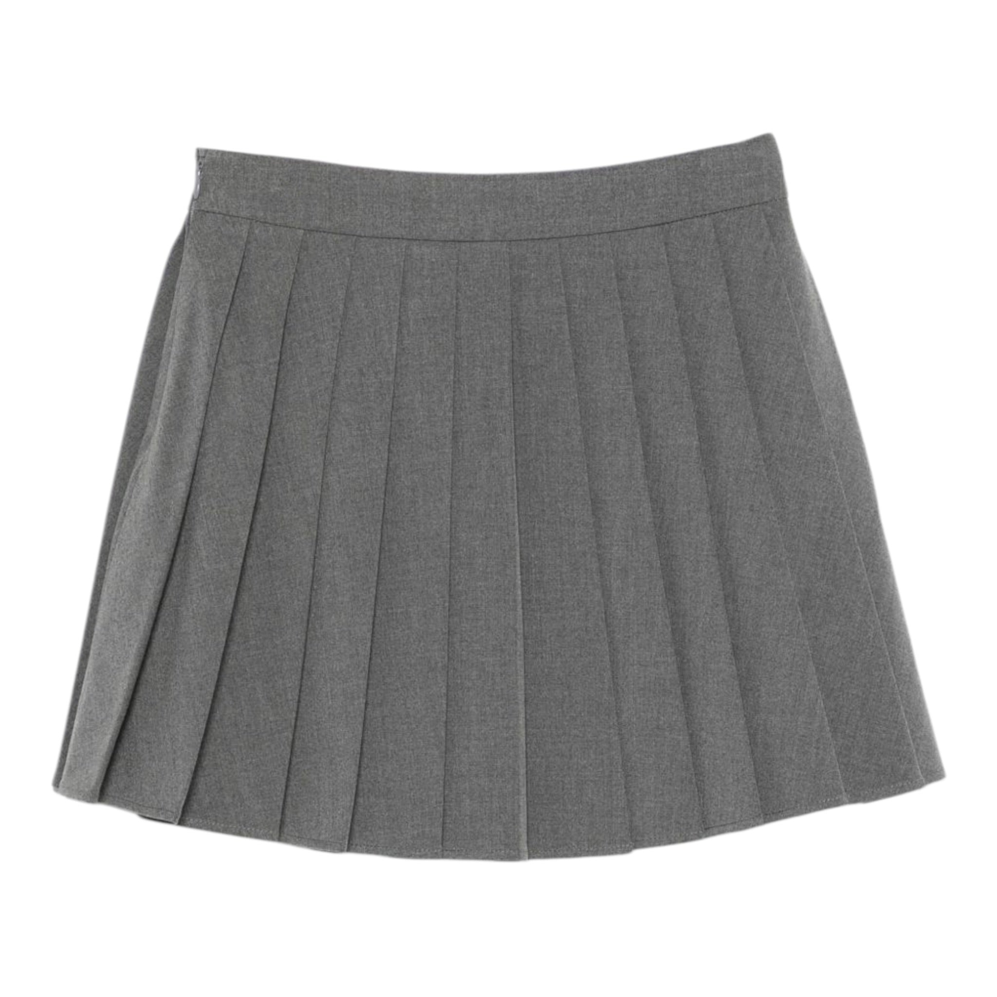 Twinset Gonna tinta unita con Logo Grigio per Bambina 252GJ2271 GRIGIO TWINSET 