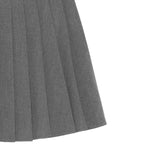 Twinset Gonna tinta unita con Logo Grigio per Bambina 252GJ2271 GRIGIO TWINSET 