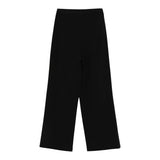 Twinset Pantalone tinta unita Modello Palazzo Nero per Bambina 252GJ2274 NERO TWINSET 