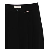 Twinset Pantalone tinta unita Modello Palazzo Nero per Bambina 252GJ2274 NERO TWINSET 