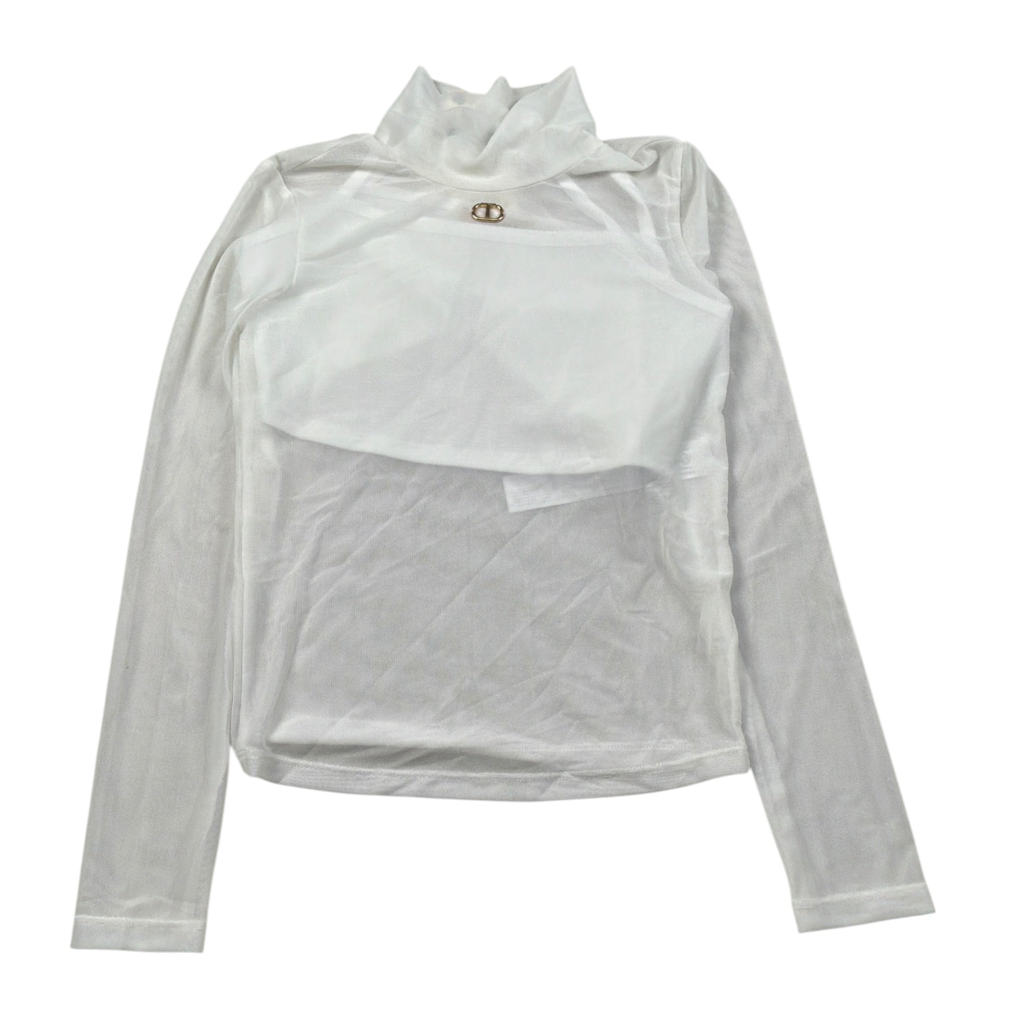 Twinset Shirt Velata tinta unita con Top Bianco per Bambina 252GJ2310 BIANCO TWINSET 