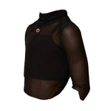 Twinset Shirt Velata tinta unita con Top Nero per Bambina 252GJ2310XX NERO TWINSET 