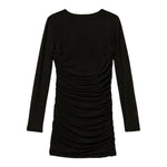 Twinset Abito Manica Lunga tinta unita Nero per Bambina 252GJ2312 NERO TWINSET 