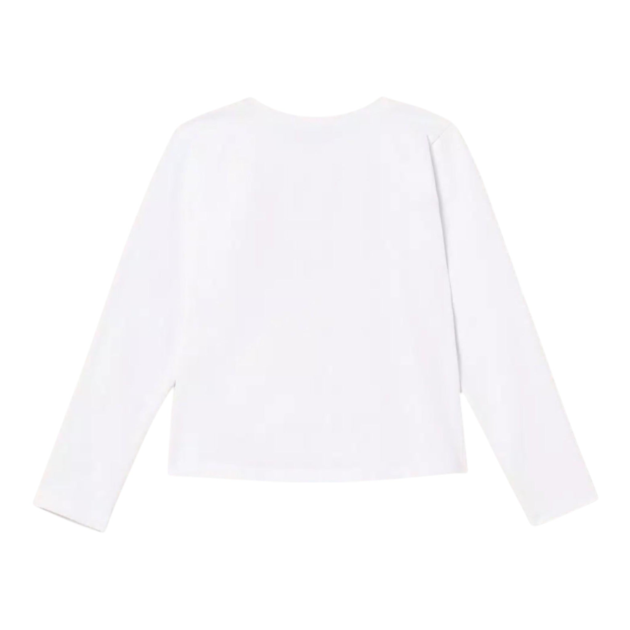Twinset Shirt tinta unita con Stampa Bianco per Bambina 252GJ2320 BIANCO TWINSET 