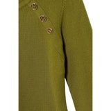 Twinset Abito Manica Lunga tinta unita con Logo Verde per Bambina 252GJ3014 VERDE TWINSET 