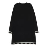 Twinset Abito Manica Lunga tinta unita con Logo Nero per Bambina 252GJ3014X NERO TWINSET 