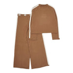 Twinset Completo 2Pz Maglia-Pantalone tinta unita Cammello per Bambina 252GJ301AXXXX CAMMELLO TWINSET 