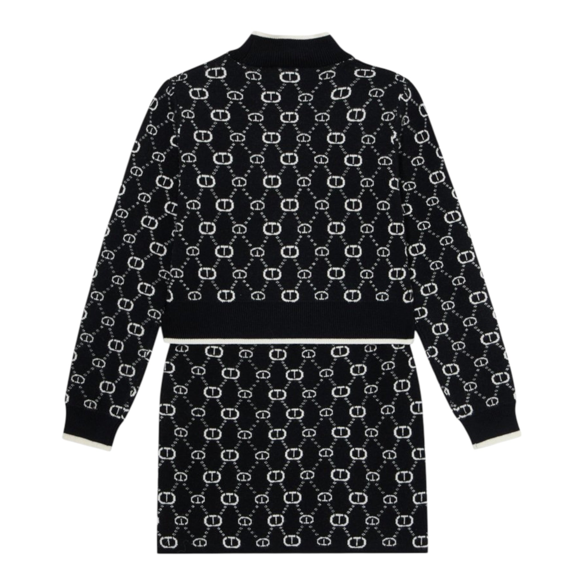Twinset Completo 2 Pezzi Maglia-Gonna Nero per Bambina 252GJ3022XX NERO TWINSET 