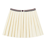 Twinset Gonna tinta unita con Logo Panna per Bambina 252GJ3034X PANNA TWINSET 