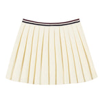 Twinset Gonna tinta unita con Logo Panna per Bambina 252GJ3034X PANNA TWINSET 