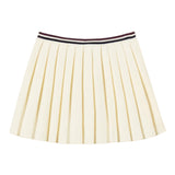 Twinset Gonna tinta unita con Logo Panna per Bambina 252GJ3034X PANNA TWINSET 