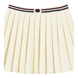 Twinset Gonna tinta unita con Logo Panna per Bambina 252GJ3034X PANNA TWINSET 