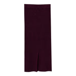 Twinset Gonna tinta unita A Costine Vinaccia per Bambina 252GJ3041 VINACCIA TWINSET 