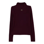 Twinset Maglia Mezzo Collo tinta unita Vinaccia per Bambina 252GJ3042X VINACCIA TWINSET 