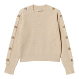 Twinset Maglia tinta unita Mezzo Collo Beige per Bambina 252GJ3061 BEIGE TWINSET 