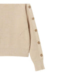 Twinset Maglia tinta unita Mezzo Collo Beige per Bambina 252GJ3061 BEIGE TWINSET 