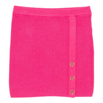 Twinset Gonna tinta unita con Bottoni Fuxia per Bambina 252GJ3063 FUXIA TWINSET 