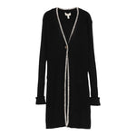 Twinset Cardigan tinta unita Lungo Nero per Bambina 252GJ3090XX NERO TWINSET 