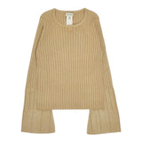 Twinset Maglia tinta unita con Logo Oro per Bambina 252GJ3111 ORO TWINSET 