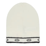 Twinset Cappello tinta unita con Stampa Panna per Bambina 252GJ501H PANNA TWINSET 
