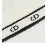 Twinset Cappello tinta unita con Stampa Panna per Bambina 252GJ501H PANNA TWINSET 