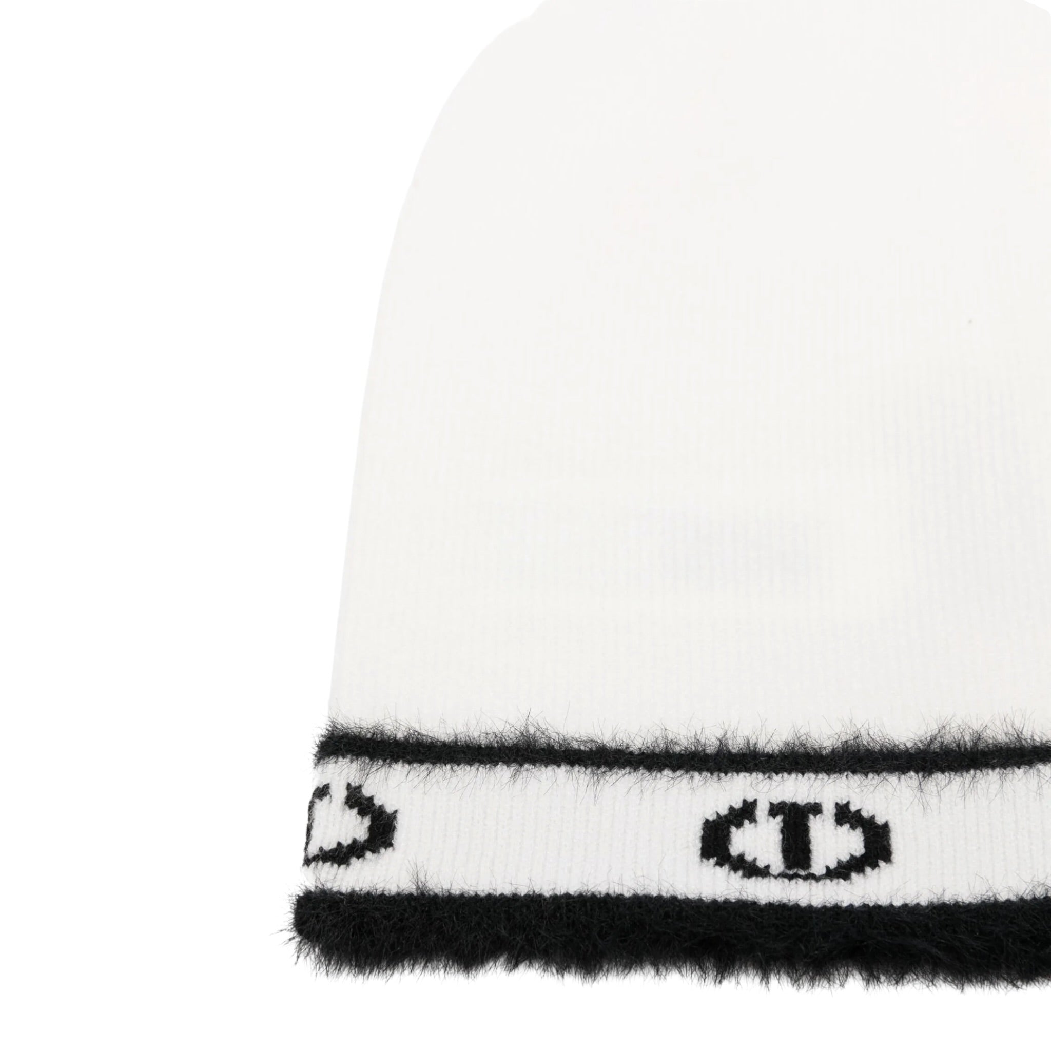 Twinset Cappello tinta unita con Stampa Panna per Bambina 252GJ501HXX PANNA TWINSET 