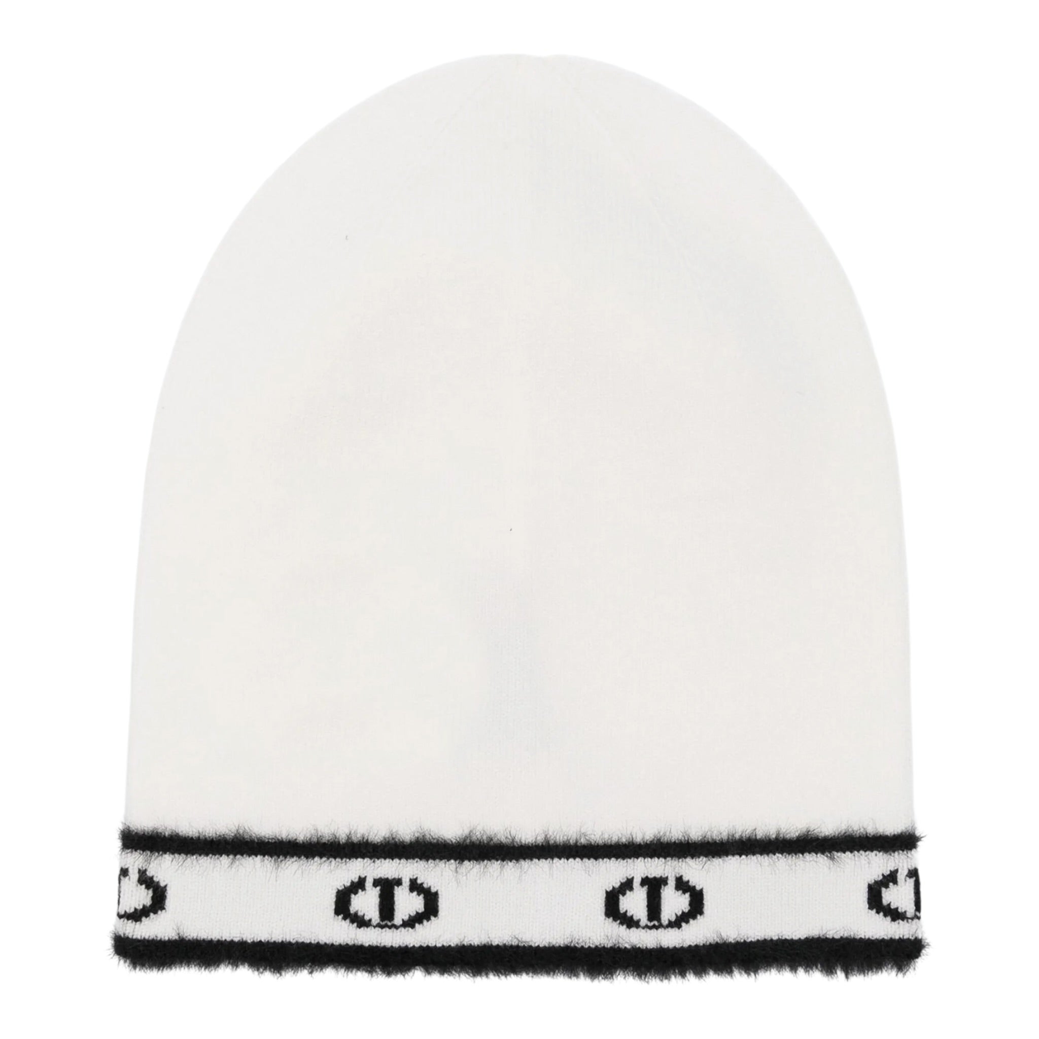Twinset Cappello tinta unita con Stampa Panna per Bambina 252GJ501HXX PANNA TWINSET 