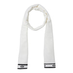 Twinset Sciarpa tinta unita con Logo Panna per Bambina 252GJ501J PANNA TWINSET 
