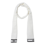 Twinset Sciarpa tinta unita con Logo Panna per Bambina 252GJ501JX PANNA TWINSET 