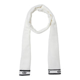 Twinset Sciarpa tinta unita con Logo Panna per Bambina 252GJ501JX PANNA TWINSET 