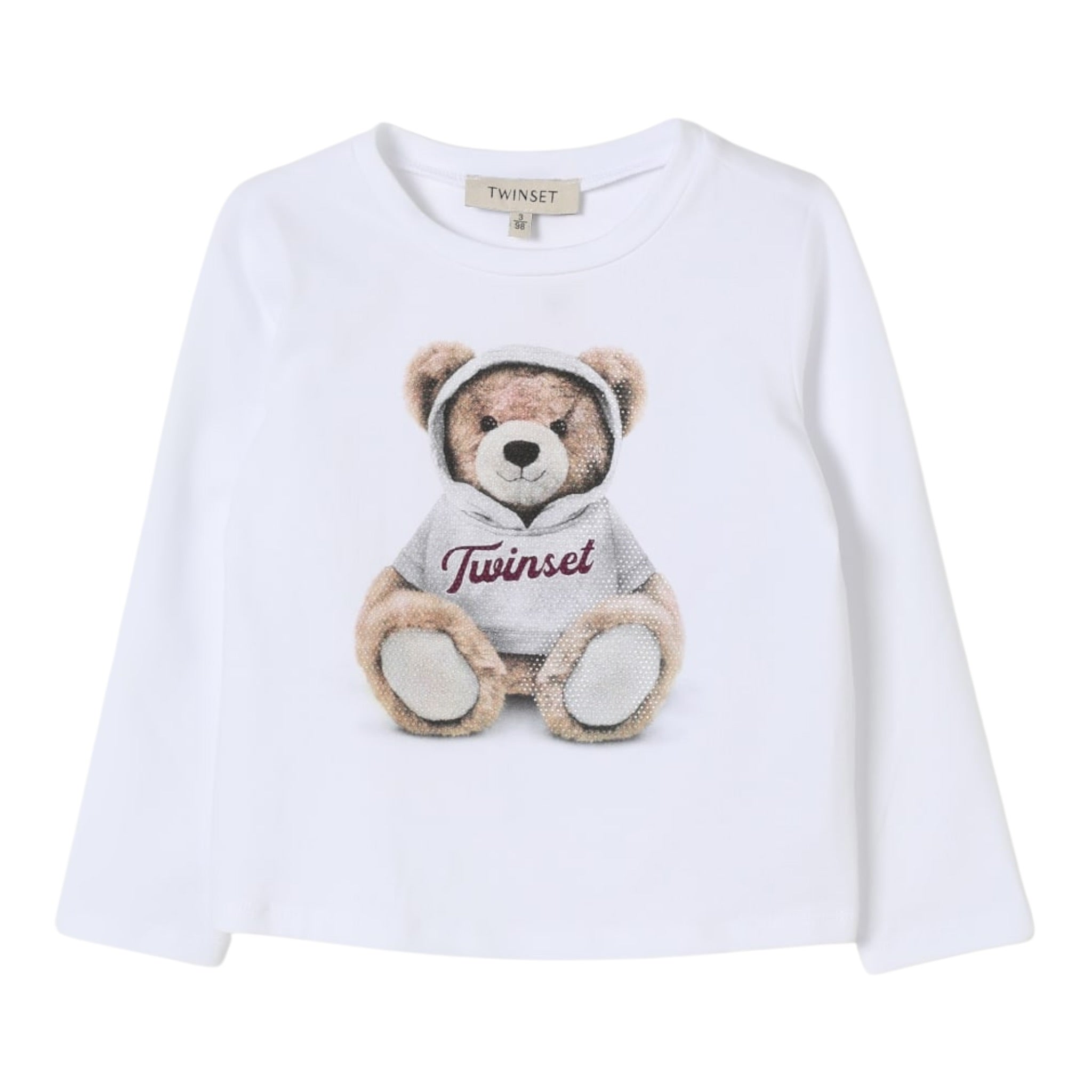 Twinset Shirt tinta unita con Stampa Bianco per Neonata 262GB2036 BIANCO TWINSET 